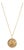 Retired Tiffany & Co. 18k Yellow Gold St. Christopher Medallion Pendant Necklace For Sale