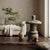 24" Distressed Stone Round Lotus Pattern Stack Lantern Display Art For Sale In San Francisco - Image 6 of 6