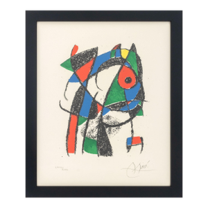 Joan Miro "Lithograph I" Lithograph, 1975