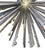 Vintage Italian Murano Glass Sputnik Semi-Flush Mount Chandelier, 1980's. For Sale In Los Angeles - Image 6 of 7