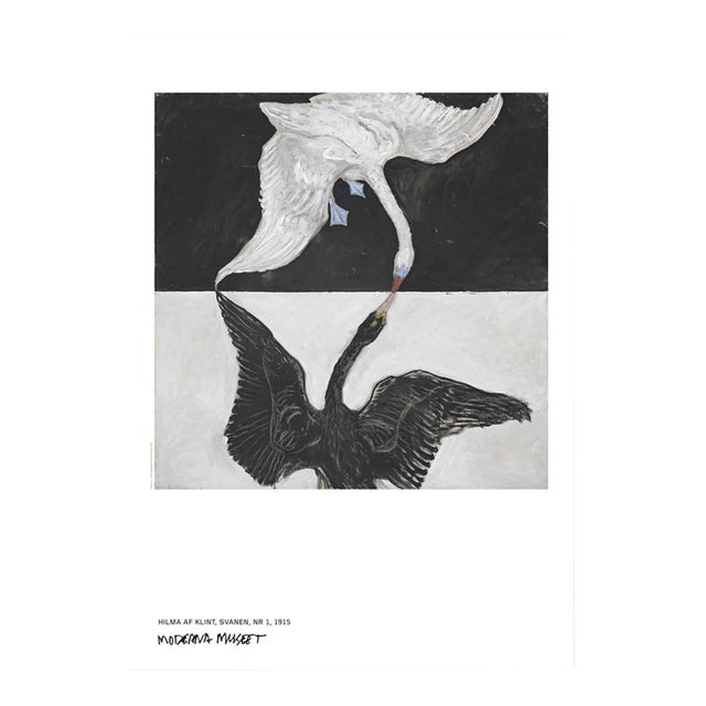 Hilma Af Klint the Swan Official Exhibition Poster For Sale