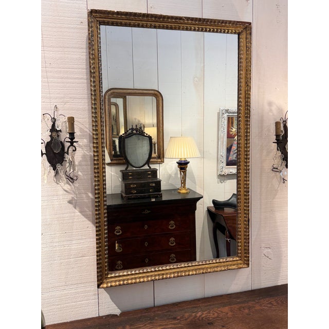 Gold Italian Gilt Mirror For Sale - Image 8 of 8