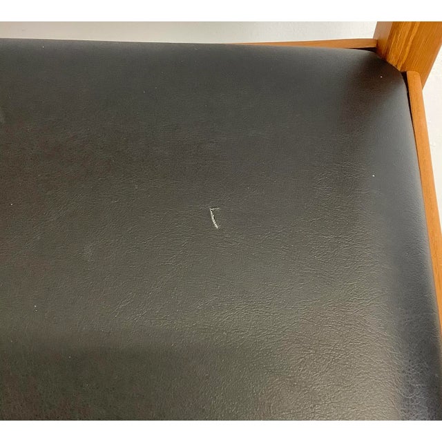 Pair Vintage Modern Teak Barstools For Sale - Image 9 of 12