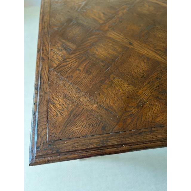 Vintage French Provincial Style Card Table With Extensions Attributed to Guy Chaddock For Sale - Image 4 of 6