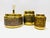 Vintage Rotary Ashtray, Cigarette Dispenser and Lighter with Brass Decoration by Erhard & Söhne, 1960s, Set of 3 For Sale - Image 18 of 18