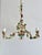 1950s Italian Florentine Tole Chandelier, 1950s For Sale - Image 5 of 18