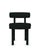 Wood Moca Chair in Midnight Fabric by Studio Rig for Collector For Sale - Image 7 of 7