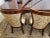 Wood John Widdicomb Set of 8 Pristine Klismos Dining Room Chairs With Gold Satin Damask For Sale - Image 7 of 12