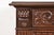 Berkey & Gay Antique English Tudor Carved Walnut and Burl Wood Bar Cabinet, Newly Refinished For Sale - Image 10 of 15