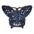 1990s Wrought Iron Butterfly Sculpture For Sale