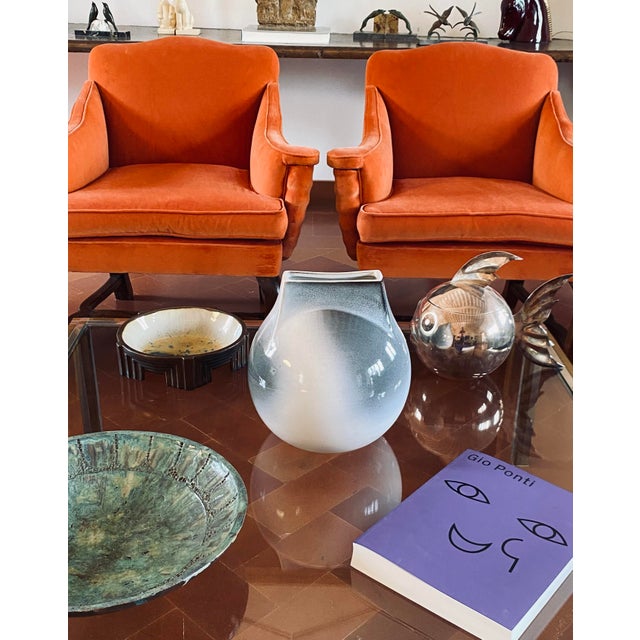 Mid-Century Modern Spherical Gres Vase, Franco Bucci Italy Ca. 1970 For Sale - Image 12 of 12