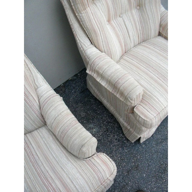 Mid-Century Modern Tufted Side Chairs - Pair For Sale - Image 9 of 11