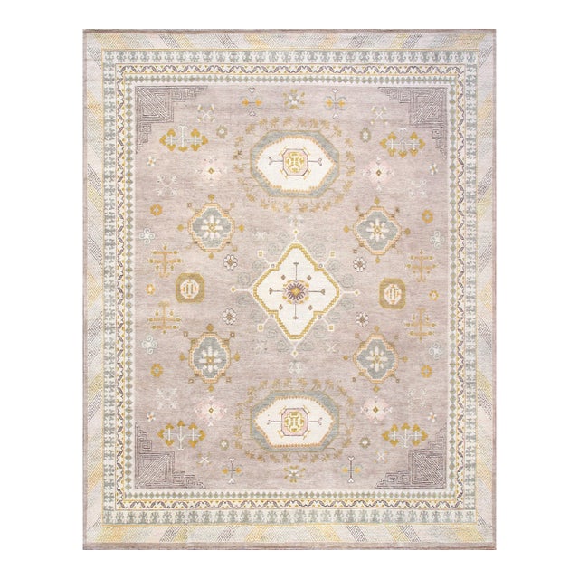 Pasargad Home Khotan Camel Wool Area Rug-11'11'' X 15' 2'' For Sale
