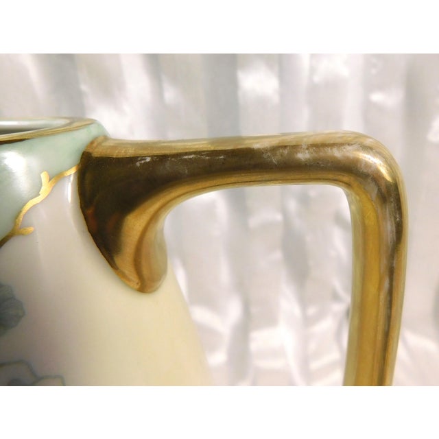 Royal Rudolstat Chocolate Pot Coffee Pot With Blue Flowers For Sale In San Francisco - Image 6 of 12
