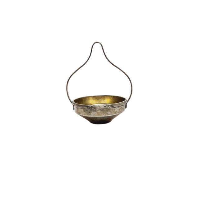 Sugar Bowl from Bracia Henneberg, Poland, 1930s, in Worn conditions. Designed 1920 to 1949 This piece has an attribution...