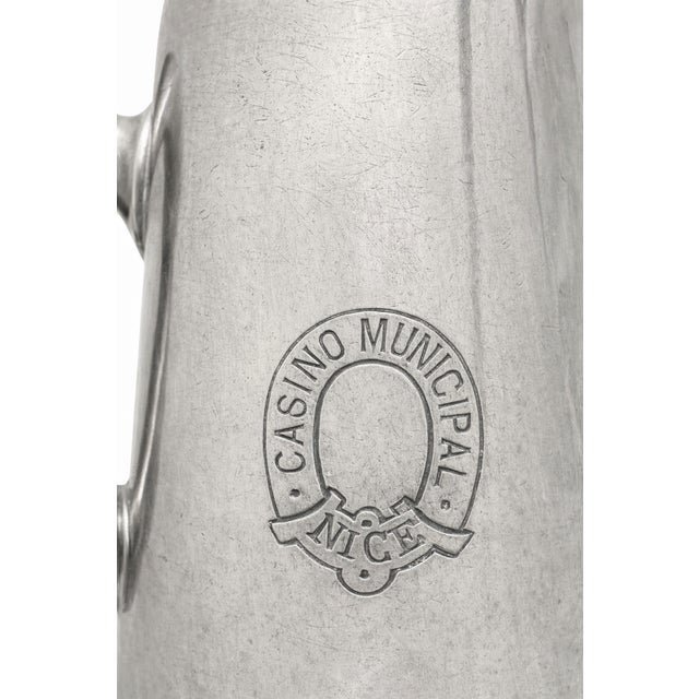 1930s Vintage Christofle Silver-Plated Coffee Pot for Casino Municipal De Nice, 1930s For Sale - Image 5 of 12