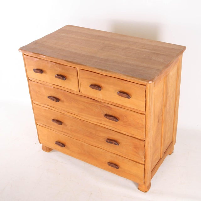 Chest of Drawers in Elm, 1980s For Sale - Image 15 of 16