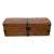 Antique 19th Century Handcrafted Wood and Iron Chest Trunk For Sale