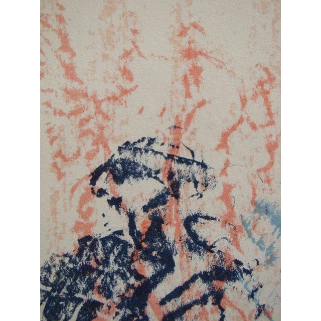 Blue Max Ernst, Composition Abstrait, 1964, Lithograph For Sale - Image 8 of 11