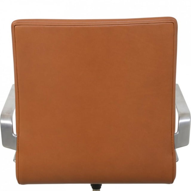 Oxford Office Chair in Walnut and Anilin Leather by Arne Jacobsen, 2000s For Sale - Image 13 of 18