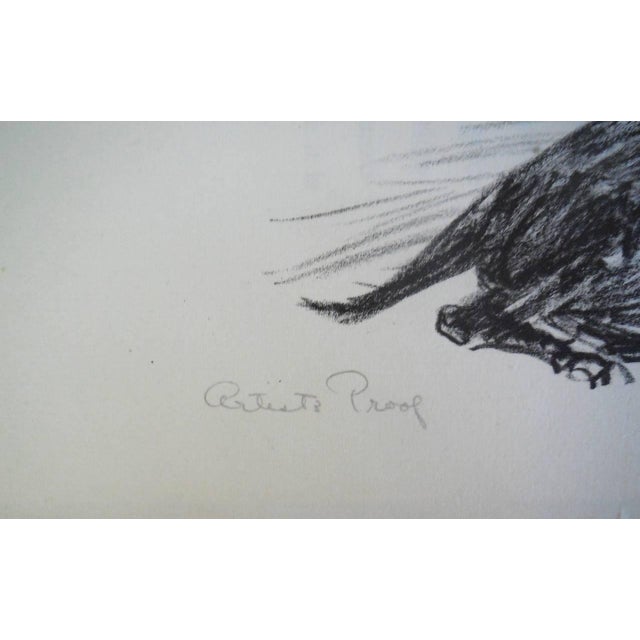 Art Deco Marcel Vertès, Circus Lovers (Horse & Dog) For Sale - Image 3 of 5