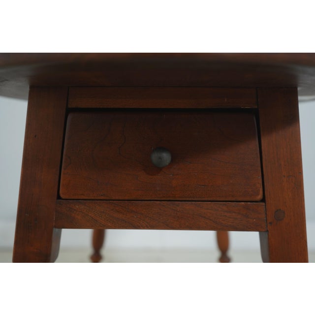 Bob Timberlake Cherry Oval Tavern Side Table For Sale - Image 15 of 16