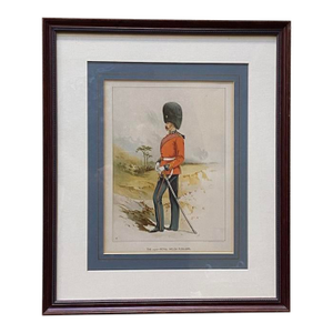The 23rd Royal Welsh Fusiliers Color Lithograph c.1890