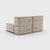 Contemporary Curt Modular Set Flexible Two-Seater Sofa by Ambivalenz, Set of 4 For Sale - Image 3 of 5