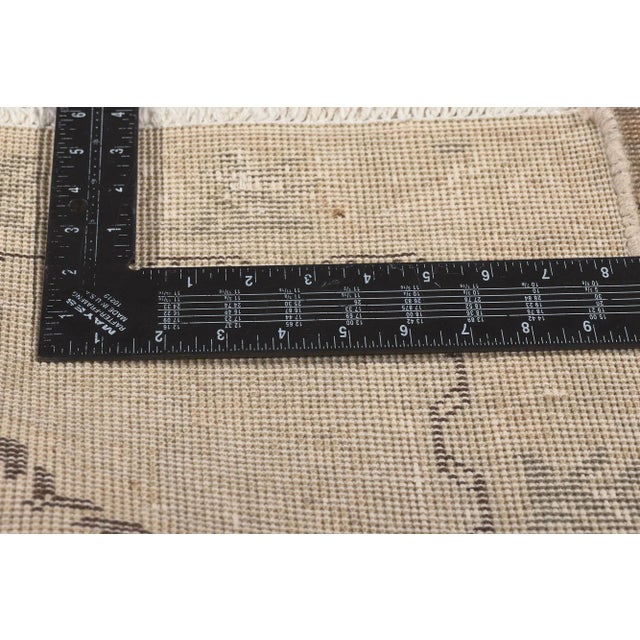 Distressed Vintage Neutral Persian Rug - 02'11 X 04'04 For Sale In Dallas - Image 6 of 10