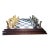 Gallery Marble Chess Set With 24k Gold & Silver-Plated Pieces — Checkmate LTD — Museum-Quality Statement Piece For Sale