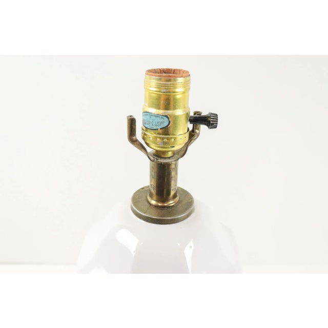 1970s 1970s Ceramic Ginger Jar Table Lamp With Floral Design For Sale - Image 5 of 6