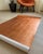 Square Tile Copper Leaf Wallpaper | Hand-Applied Genuine Metal Leaf Wallcovering For Sale - Image 4 of 6