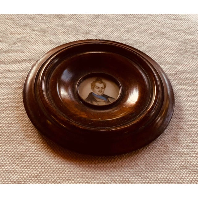 Wood Exceptional Oil Portrait on Bone Canvas - Distinguished Gentleman From American Diplomat's East Hampton Estate For Sale - Image 7 of 10