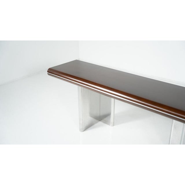 1970s Console Table attributed to Hans von Klier for Gruppo Skipper, Italy, 1970s For Sale - Image 5 of 13