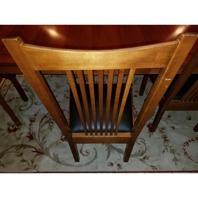 Stickley 21st Century Collection Dining Table Set With 6 Chairs Chairish