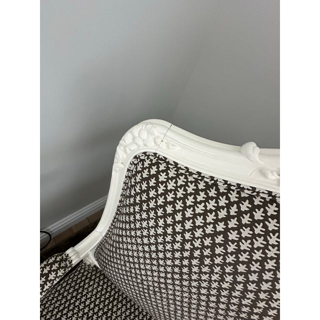 Antique Chair and Foot Stool For Sale - Image 11 of 12