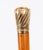 Gold Antique Walking Stick Cane in 18k Gold Pommel, 1800s For Sale - Image 8 of 11