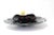 Black Shell Serving Dish Murano Licio Zanetti Signed For Sale - Image 8 of 13