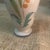 1970s Italian Pottery Vase Glazed Flower Motif Hand Painted For Sale - Image 4 of 9