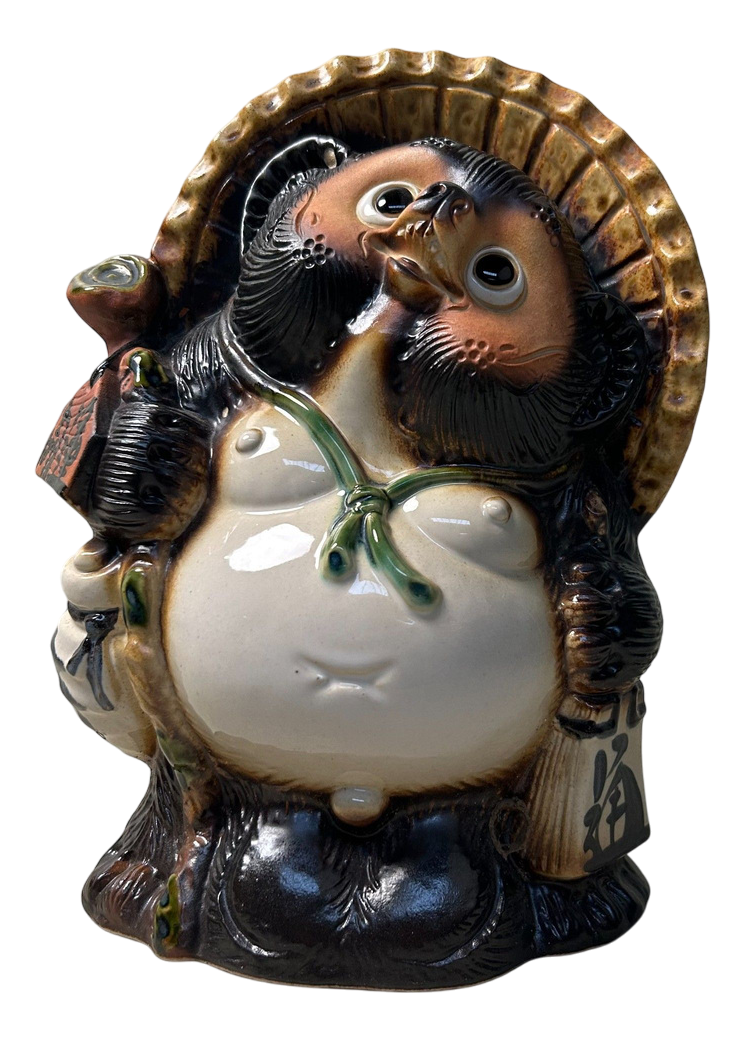 Vintage Tanuki Statue, Shigaraki, Japan, 1980s | Chairish