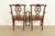 Romweber Antique Chippendale Carved Mahogany Dining Chairs, Set of Six For Sale - Image 13 of 14