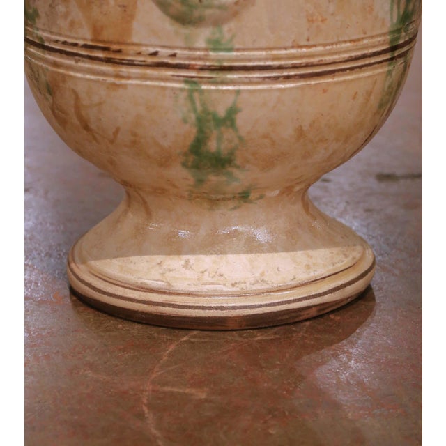 Pair of French Antiqued Anduze Terracotta Garden Vases From Terre Figuière For Sale In Dallas - Image 6 of 14