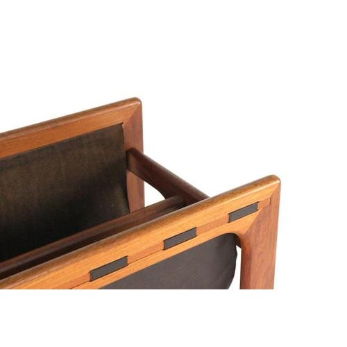 Brown Magazine Rack from Salin Mobler For Sale - Image 8 of 16
