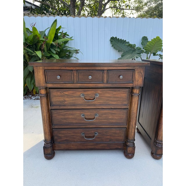 Bernhardt Bernhardt Commonwealth Nightstands With Drawer Facade For Sale - Image 4 of 7