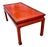 Chinoiserie Vintage Red Chinoiserie Style Coffee Table For Sale - Image 3 of 10