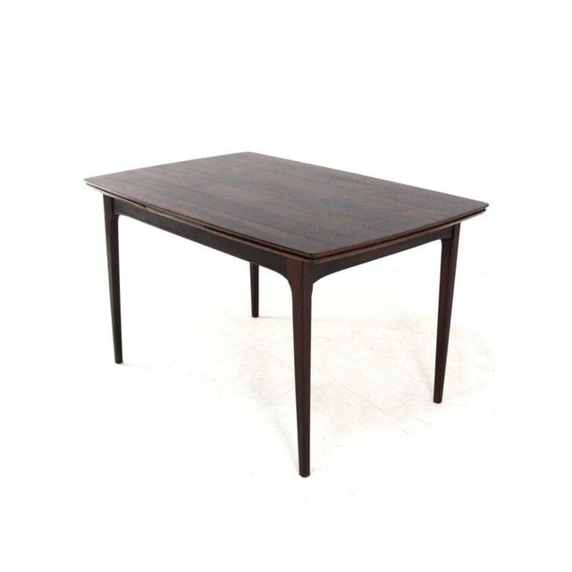 Rectangular Extendable Rosewood Goes Dining Table For Sale - Image 6 of 15