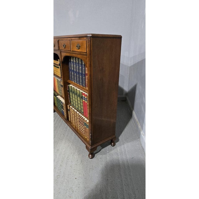 1920s French Open Adjustable Library Bookcase, 1920 For Sale - Image 5 of 14