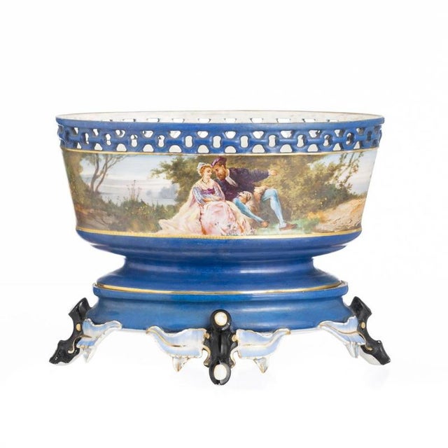 19th Century Porcelain Centerpiece with Base For Sale - Image 6 of 6