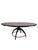 Mid-Century Modern MCM Walnut Extension Dining Table With Sunburst Top For Sale - Image 3 of 12