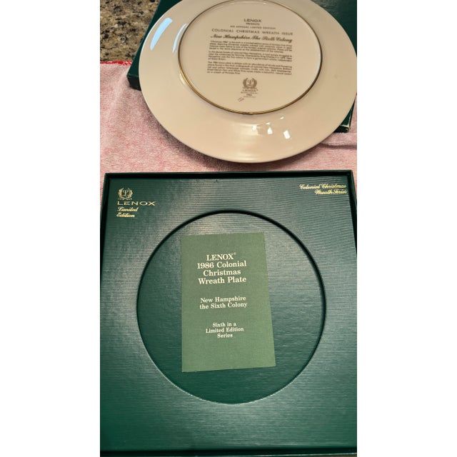 American Late 20th Century Complete Set of Lenox Colonial Christmas Wreath Series (1981–1993) - Set of 13 For Sale - Image 3 of 12
